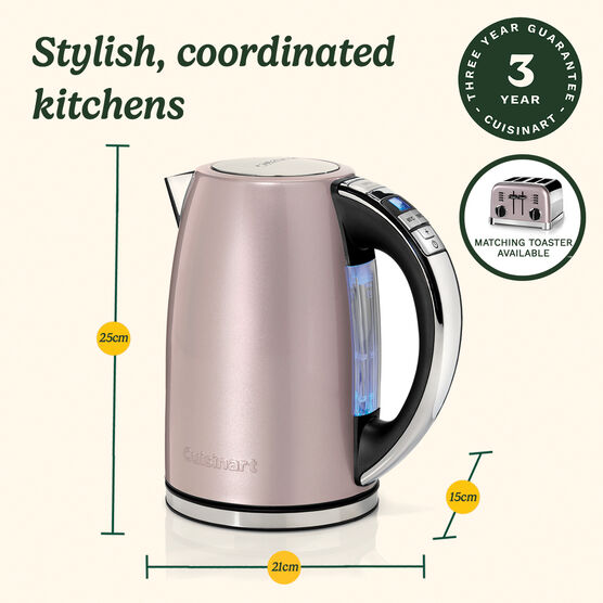 Cuisinart Bouilloire &Eacute;lectrique Multi-Temp&eacute;ratures Rose Vintage