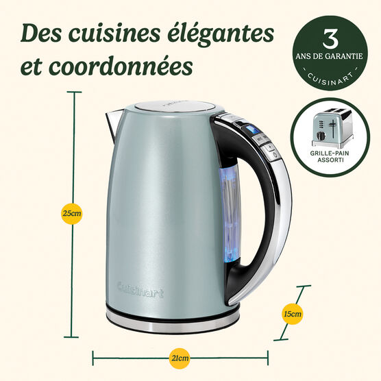 Cuisinart Bouilloire &eacute;lectrique Multi-Temp&eacute;ratures Vert Pistache