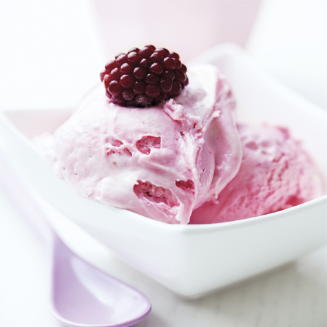 Crème Glacée À La Framboise