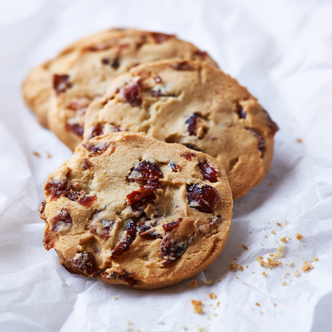 Koekjes Met Veenbessen En Witte Chocolade